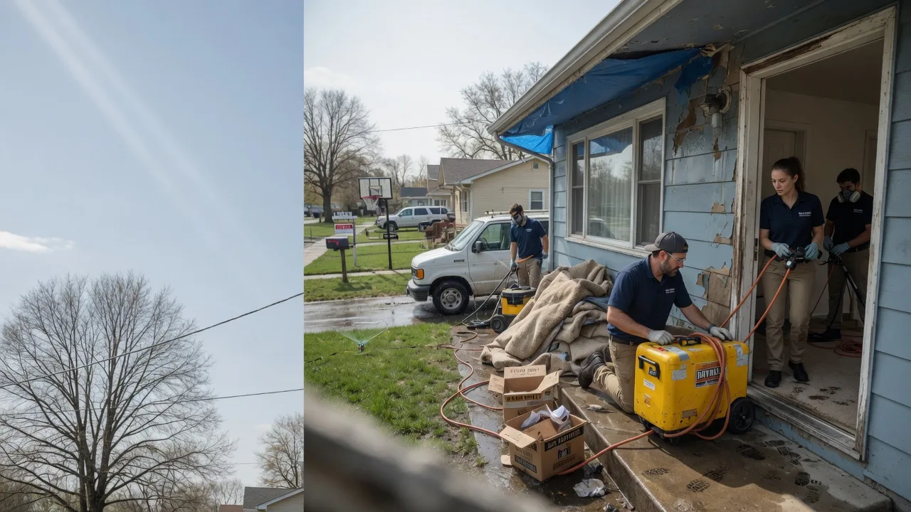Basement Flood Cleanup in Upton, MA near me